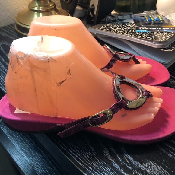 Vionic Women's Rest Karina Pink Gold Sandal Supportive Ladies US Size 10 - Picture 2 of 14